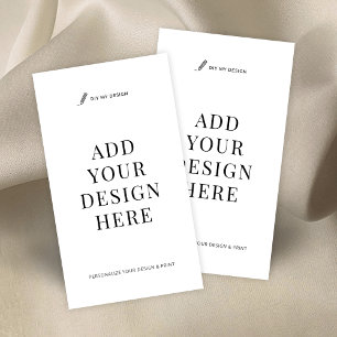 Impression Carte de visite verticale Téléchargez v