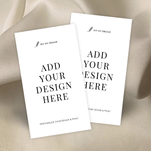 Impression Carte de visite verticale Téléchargez v