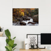 Impression cascade d'automne (Bureau à domicile)