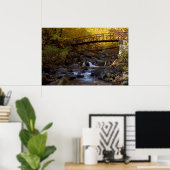 Impression cascade d'automne (Bureau à domicile)