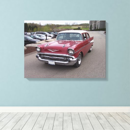 Impression Chevy Bel-Air 1957 (Insitu (Plancher de Bois))