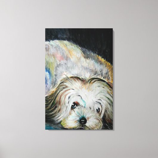 Impression Chien de Compagnie Toile Imprimée - Pei (Recto)