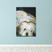 Impression Chien de Compagnie Toile Imprimée - Pei (Insitu (Plancher de Bois))