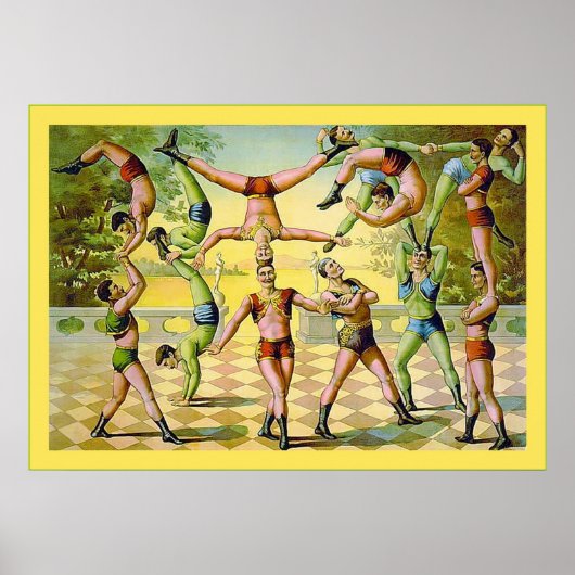 Impression Cirque vintage ~ 1891 (Devant)