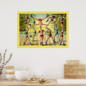 Impression Cirque vintage ~ 1891 (Cuisine)