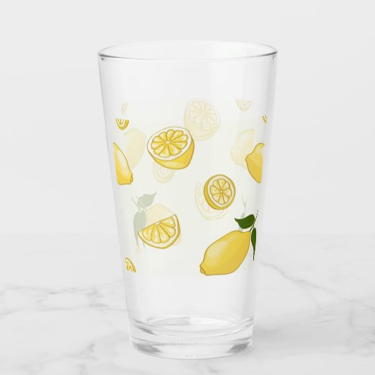 Impression citron en verre (Dos)
