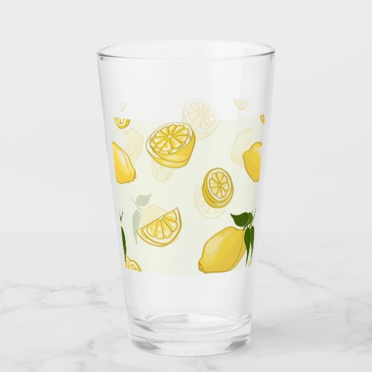 Impression citron en verre (Devant)