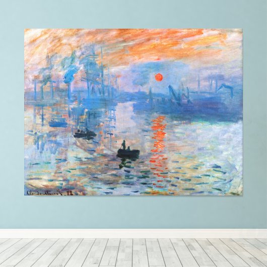 Impression Claude Monet, lever du soleil (Insitu (Plancher de Bois))