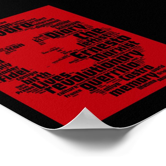 Impression Cloud de mot Che Guevara (Coin)