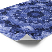 impression composée bleue (Coin)