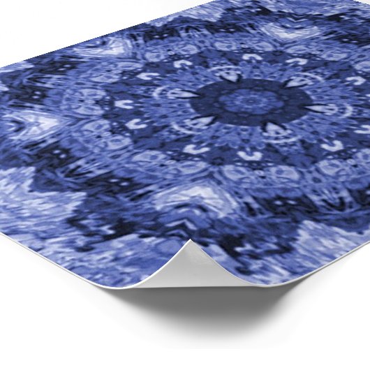 impression composée bleue (Coin)