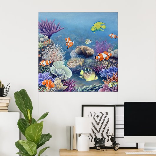 Impression Corral Reef (Bureau à domicile)