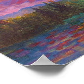 Impression "Coucher de soleil avant" (Coin)