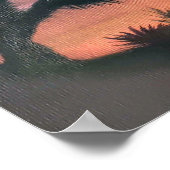 Impression coucher de soleil sur le désert (Coin)