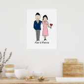 Impression couple classique - personnalisable 8,5  (Cuisine)