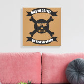 Impression crâne et os croisés de pirate du café (Insitu(Salon))