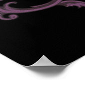 Impression crâne vintage et Rose (Coin)