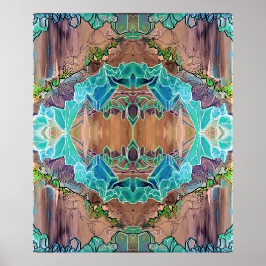 Impression Crystal Cave - Papier Poster Semi Gloss (Devant)