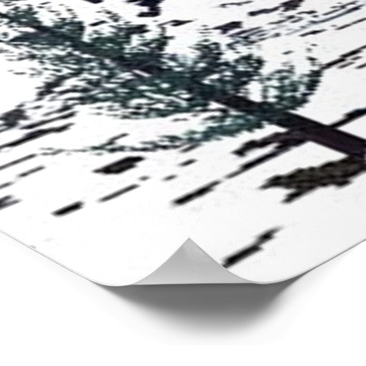 Impression d'affiche alpine (Coin)