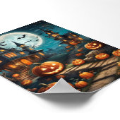 Impression d'affiche citrouille d'Halloween numéri (Coin)