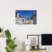 Impression d'affiche de maisons trulli à Alberobel (Bureau à domicile)