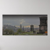 Impression d'affiche d'Edimbourg sur Calton Hill (Devant)