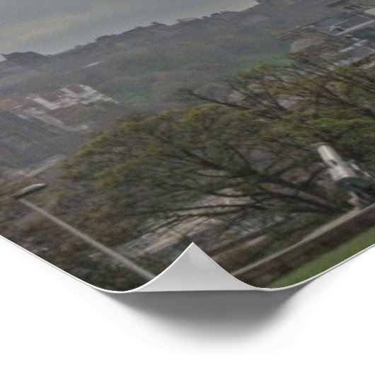 Impression d'affiche d'Edimbourg sur Calton Hill (Coin)
