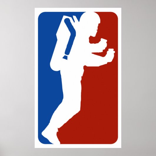 Impression d'affiche du logo Jet Pack (Devant)