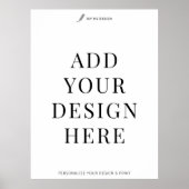 Impression d'affiche promotionnelle commerciale pe (Devant)