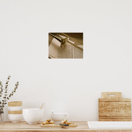 Impression d'affiche Trombone (Cuisine)