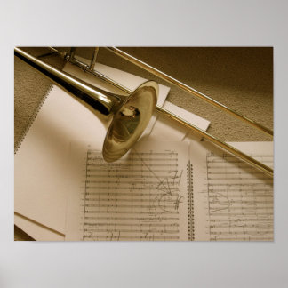 Impression d'affiche Trombone