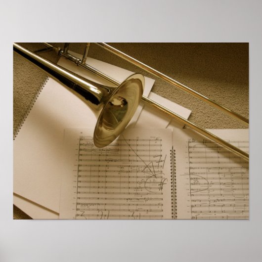 Impression d'affiche Trombone (Devant)