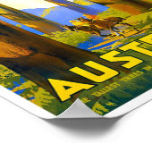 Impression d'affiche vintage Au (Coin)