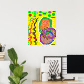 Impression d'affiches d'art tribal primitif couleu (Bureau à domicile)