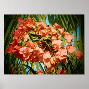 Impression d'affiches de fleurs hawaïennes