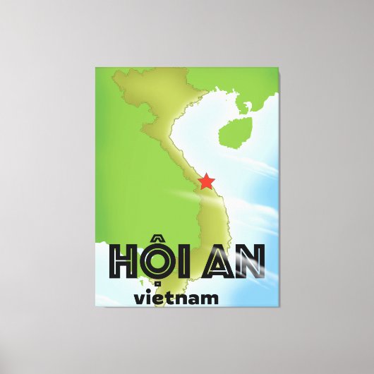 Impression d'affiches de voyage Hoi An Vietnam (Recto)