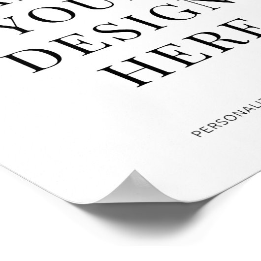 Impression d'affiches professionnelles Conception  (Coin)