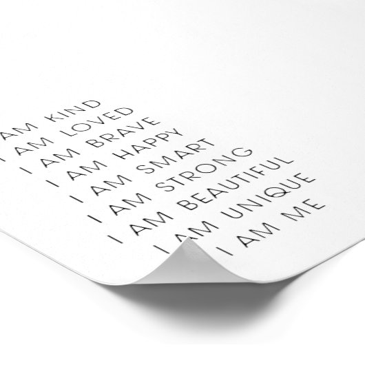 Impression d'affirmation des enfants (Coin)