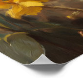 Impression d'agneau de Pâques à l'aquarelle, fleur (Coin)