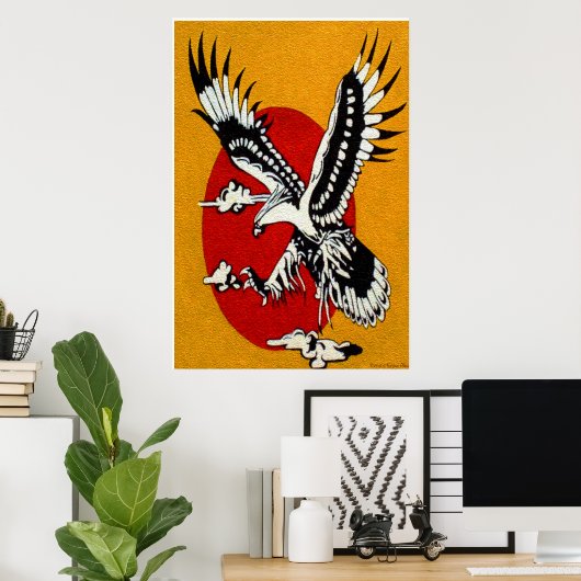 Impression d'aigle (Bureau à domicile)