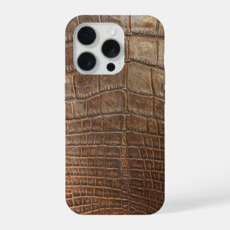 Impression d'animal crocodile reptile marron caïma