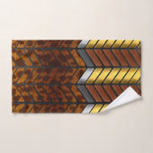 Impression d'animal de jaguar chevron zigzag moder (Serviette à main)