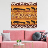 Impression d'animal de motif tribal africain moder (Insitu(Salon))