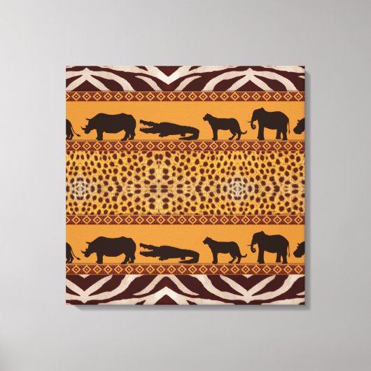 Impression d'animal de motif tribal africain moder (Recto)