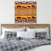 Impression d'animal de motif tribal africain moder (Insitu(Chambre))