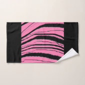 Impression d'animal exotique Tigre Rose Faux (Serviette à main)