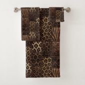 Impression d'animaux africains de luxe | Brun Faux (En situation)