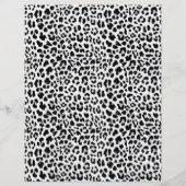 Impression d'animaux contemporains papier noir et (Dos)