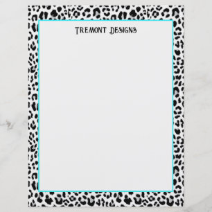 Impression d'animaux contemporains papier noir et