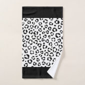 Impression d'animaux noir & blanc (Serviette à main)